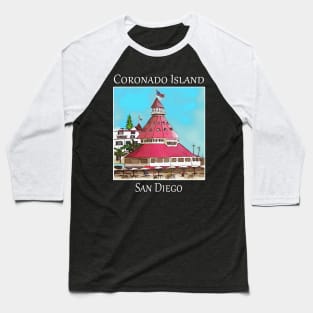 Coronado Island San Diego California Baseball T-Shirt